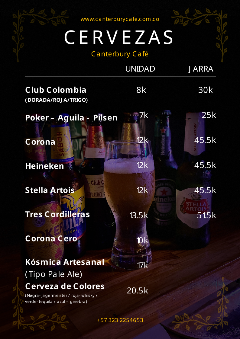 CERVEZAS